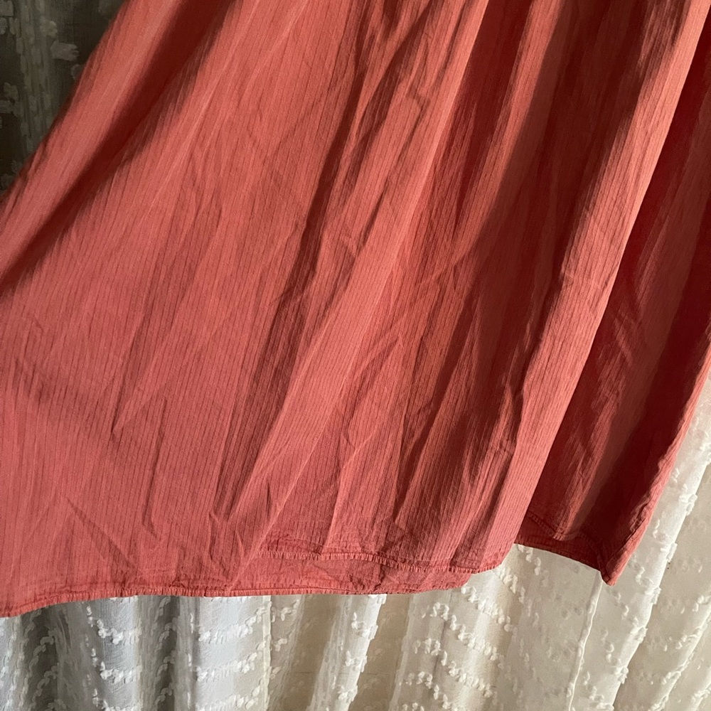 FSOT - Rudy Jude Rust Gather Dress 100% organic cotton - xs - Picture 8 of 17